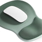 EooCoo Ergonomic Mouse Pad with Gel Wrist Rest Support Middle Concave Design, Relieve Wrist Pain Mousepad, Non-Slip Base for Laptop, Computer, Office Desk Accessories, Carpal Tunnel Syndrome