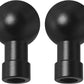 2PCS Ball Head to 1/4 Female Photo Bracket Conversion Accessories Aluminium Alloy 17mm Direct Broadcast Bracket Accessories Mobile Phone Mounting Bracket for Camera Mobile Phone GPS