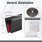 Edge Trim, 3/16" Rubber Edge Trim, Flexible Self Adhesive U Channel Edge Protector for Glass, Mirror, Plywood, Steel Panel Sharp Edges, Peel and Stick Plastic Trim, Black Color, 20Ft