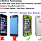 Fit for iPhone 13 Mini 12 Mini iPhone SE 2020 iPhone 8 7 6S 6 Belt Holster Premium Leather with Belt Clip Loop Fit with Defender Case Protective Armor Battery Case On