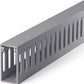 ZhiYo H2in x W1in Server Rack Cable Management Raceway, 99in (6X L16.5in) Cable Raceway Kit, Electrically Safe PVC Open Slot Wire Cover, Cord Hider for Under Desk/Computer/Network Cords, Grey