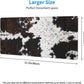 Mouse Pads Western Highland Cowhide Ranch Style Large Mouse Pad, Gaming Mousepad, Keyboard and Mouse Pad with Stitched Edges,PC Desk Mat for Game,Work,Office(31.5"*11.8")