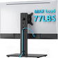 AX WABER Single Monitor Desk Stand Free-Standing Desk Mount Arm Riser for 13 inch to 32 inch Screen Freestanding VESA Mount Base, Adjustable Height, Tilt, Swivel, Rotation, Black AX05TB01