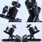 SLOW DOLPHIN Tripod Clip Clamp Mount Flash Reflector Holder for Studio Backdrop Camera with 360 Swivel Tripod Mini Ball Head Standard 1/4" Screw,SLR, Digital SLR, Video Came(2PACK)