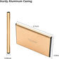 Maxone 320GB Ultra Slim Portable External Hard Drive HDD USB 3.0 Compatible with PC, Laptop, Gold
