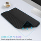 Computer Keyboard Stand with Wrist Rest, Ergonomic Tilted Keyboard Holder - Keyboard Riser with Wrist Pad - Keyboard Tray Support for Office Home - Black