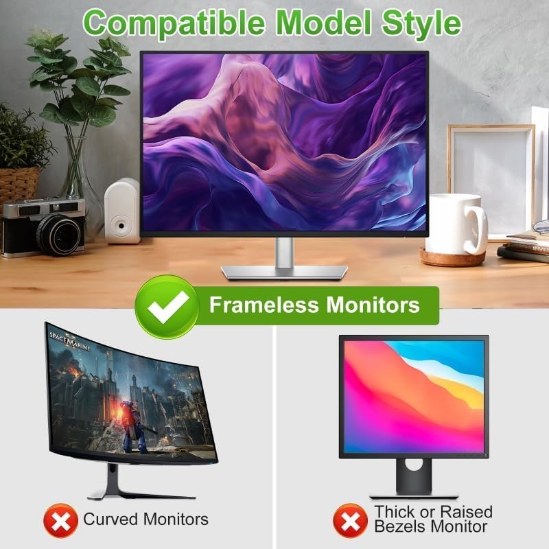 Magnetic Hanging Computer Privacy Screen 32 Inch, Removable Privacy Shield for 16:9 Widescreen Frameless Monitor, Anti Spy Anti Scratch Anti Glare Blue Light Screen Guard
