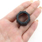Maxmoral 16PCS Black Plastic Tightening Nut Ball Joint Fixing Adapter Head Holder Ring Car Holder Screw Fixing Head Holder for 17mm Ball Adapter