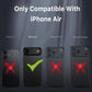 M MYBAT PRO for iPhone Air Case with Belt Clip Holster, [Compatible with Magsafe] w/Screen Protector, Anti-Drop, Shockproof, w 360°Rotating Kickstand,Heavy Duty Protection (Black)