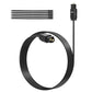 Adoreen Ultra-Thin Slim Digital Optical Audio Cable 50FT, Fiber Optic SPDIF Toslink Cord Gold-Plated High-Speed Flexible & Durable for TV Soundbar Home Theater Game Console PS4 Xbox Samsung +Ties