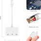 3in1 Lighting to 3.5mm,Headphone Adapter for iPhone, Dual Earphone Jack Audio and Charging Adapter,Headphone Splitter for iPhone 14/13/12/11/XS Max/XR/8/7 Plus /6/ iPad,Support iOS 10 to16