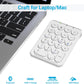 iClever Number Pad, KP08 Bluetooth Number Pad, Ultra Slim and Lightweight, USB-C Charge, Number Pad for Laptop, iPad, Mac, iMac, Tablet, PC Desktop