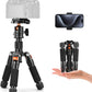 K&F CONCEPT Mini Desktop Tripod, 20.5''/ 52cm Compact Desk Tripod with 360 Degree Ball Head, 1/4 inch Quick Release Plate for Camera Video Camcorder, Load up to 13.22 lbs/6 KG
