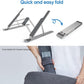 XPPen Drawing Tablet Stand for Desk,Silver Portable Holder for Graphics Tablet&Pen Display, Aluminum Computer Riser Compatible with 10 to 15.6 Inch Laptops and Drawing Tablets,Portable and Adjustable
