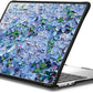 CASETiFY Impact MacBook Air 13.6" (M2-M4) Case [Cushioned Impact Corners/Scratch-Resistant/Anti-Slip Grip] - Nantucket Blue Hydrangeas - Clear Black