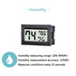 12 Pack Mini Digital Thermometer Hygrometer Indoor Temperature and Humidity Gauge Meter Monitor Fahrenheit (℉) for Humidor,Greenhouse,Reptile Tank,Home,Jars