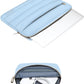 MOSISO 15-15.6 inch Laptop Case, 16 inch Puffy Laptop Sleeve Compatible with MacBook Pro 16, HP Dell ASUS Acer Toshiba Lenovo Notebook Computer, Polyester Horizontal Bag with Small Case, Air Blue