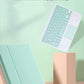AnMengXinLing Lovely Keyboard Case for iPad 9th/8th/7th Generation with Mouse,Case for iPad9 iPad8 iPad7 10.2 inch with Pencil Holder and Deatachable Keyboard Mouse, Mint Green