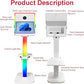 Photo Booth with Printer, Portable Selfie Photobooth Machine 15.6-in Mirror Touch Screen for Events Wedding Birthday School Party Rental RGB Lights Stand (Black Color+ Printer No Camera)