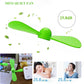 Mini USB Fan, Portable Pocket Fan USB-A Powered Little Cooler, Quiet Operation, for Home Office Car Outdoor Travel- 4 Pack (Green)