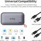 SSK Portable SSD 1TB External Solid State Drives, up to 1050MB/s USB C SSD External Hard Drive USB 3.2 Gen2 for iPhone 15/Pro, Windows, Mac, Android Phones and Tablets