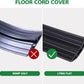 4ft Floor Cable Cover Heavy Duty PVC Cord Cover Wire Cover to Prevent Trip Hazard for Home Office or Outdoor(4ft, Black)