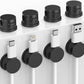 Cord Organizer, Rotatable Cable Organizer 8 Pack, No-Residue Adhesive Spring Cable Clips, Cord Holder for Nightstand, Kitchen, Office Accessories and Car (Black)