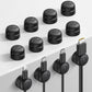 Lamicall 12Pack Rotatable Cord Organizer, Desk Office Nightstand Accessories - Cable Management Clips, Desk Phone Charger Holder Gadgets, Wire Organizer Keeper Home Workspace Dorm Organizers
