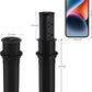 Pop up Outlet for Countertop,65W USB C Fast Charging Port,2.5-inch Hole Desktop Power Grommet,Recessed Power Strip,4 Outlets 4 USB Ports,15Amp Tamper Resistant Receptacle，ETL Listed (Black)