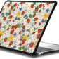 CASETiFY Impact MacBook Air 13" (M1/Intel) Case [Cushioned Impact Corners/Scratch-Resistant/Anti-Slip Grip] - Strawberry Daisy - Clear Black