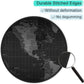 ITNRSIIET Round Mouse Pad with Stitched Edge Premium-Textured Waterproof Non-Slip Rubber Base Desktop Protection Mat Diameter 8.7 inches, Map