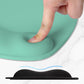 ITNRSIIET Ergonomic Mouse Pad, Cushioned Gel Wrist Rest, Non-Slip Base, Smooth Surface, Compatible with All Mice for Office & Gaming, Desk Accessory, 9.5 x 8.2 inch, Mint Green