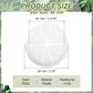 PATIKIL Desk Grommet 3-3/16", 4 Pcs Round Cable Grommet Cord Hole Cover with Adhesive Tape Flexible Table Wire Organizer for Office Home Table Countertop, White