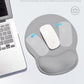 Ergonomic Mouse Pad Wrist Support, Comfortable Mouse Pad Wrist Rest, Relieve Wrist Pain Gel Mouse pad, Non-Slip Rubber Base Mousepad for Laptop, Computer, Prefect for Office & Home(Gray