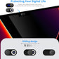 Metal Webcam Cover Slide[5 Pack Black], 0.022in Camera Cover for Laptop Computer, MacBook Pro/Air iMac iPad Tablet iPhone 16/15/14/13/12 Plus, Web Camera Blocker Protect Your Privacy