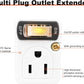SYCON Adapter Outlet Extender with Night Light, Wall Outlet with Switch on off, Outlet Splitter with 2 Outlets
