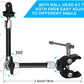 11" Adjustable Magic Arm DSLR Mirrorless Action Camera Camcorder Smartphone LCD Monitor Video Vlog Rig w/Clamp Holder Mounts fit for GoPro iPhone