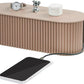 Cable Management Box Large Cable Organizer Box for Power Strips, Surge Protectors, Chargers, Adapters, TV Computer Wires Cable Hider Organizer Box with Cable Ties，Clip Holders - Khaki
