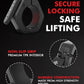 Mikolo Barbell Clamps,2-Inch Olympic Barbell Clips with Anti-Slip TPR Lining and Quick Release for Home and Gym Use