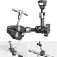 SMALLRIG 7 Inch Magic Arm with Crab-Shaped Clamp, Arm with 1/4"-20 Screw and Retractable Pins, for Action Cameras, Monitors, Video Lights, and Microphones - 5310