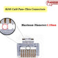 PETECHTOOL RJ45 CAT6 Pass Through Connectors Gold Plated 8P8C Plugs and Strain Relief (50xcat6plug+50xstrain Relief)