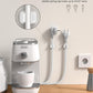 3-in-1 Cord Organizer Spring Clip Holder - Lamicall Small Desk Cable Organizer Clips, Adhesive Adjustable Wire Holder for Phone Charging Cord, Cable Management, Office Desk Accessories, White, 3Pcs