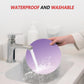 ITNRSIIET Mouse Pad Non-Slip Rubber Base Smooth Surface Stitched Edges Waterproof Durable Compatible with All Mice for Office & Gaming, Desk Accessory, Diameter 8.7 inch, Lavender Gradient