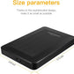 UnionSine 2.5" Portable External Hard Drive 1TB, USB 3.0 Type-C HDD Storage Compatible for PS4, Xbox, PC, Mac, TV, Desktop, Laptop(Black) HD3513