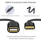 OKRAY USB Extension Cable 5 Pack, 6FT Nylon Braided USB 2.0 Extension Cables Type A Male to A Female Extender Cords with Gold-Plated Connectors for Printer, Webcam, USB Flash Drive, Hard Drive, Mouse