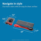 Kensington Duo Gel Mouse & Keyboard Wrist Rest Bundle Set, Ergonomic Keyboard and Mouse Pad With Wrist Support, Keyboard Wrist Rest, Computer Keyboard Pad, Cooling Gel, Non-Skid Backing, Red K50036WW