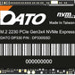 DATO 1TB SSD M.2 2230, NVMe 1.3 PCIe Gen3x4, Internal Solid State Drive, Up to 2500/1700 MB/s, DP330 Series