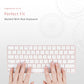 Keyboard Cover for New M4 iMac Magic Keyboard (Model A3203/A2450, w/o Touch ID, w/o Numeric Key) - Ultra Thin, Protective and Clear Keyboard Cover Protector Skin