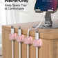 Magnetic Cable Clips, Adjustable Cord Holder Management, Adhesive Wire Keeper Organizer for Home Office Desk Phone PC Car Wall Desktop Nightstand Appliance (9-PCS Purple)