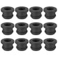 PATIKIL 10.5mm / 7/16 Inch Drill Hole,5/16 Inch ID Rubber Grommets, 12Pcs Top Hat Grommet for Wiring Eyelet Ring Gasket Automotive Firewall Cable Hole Plugs Wires Protection, Black